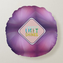 Die Nacht der Lichter der Freiheit Rundes Kissen