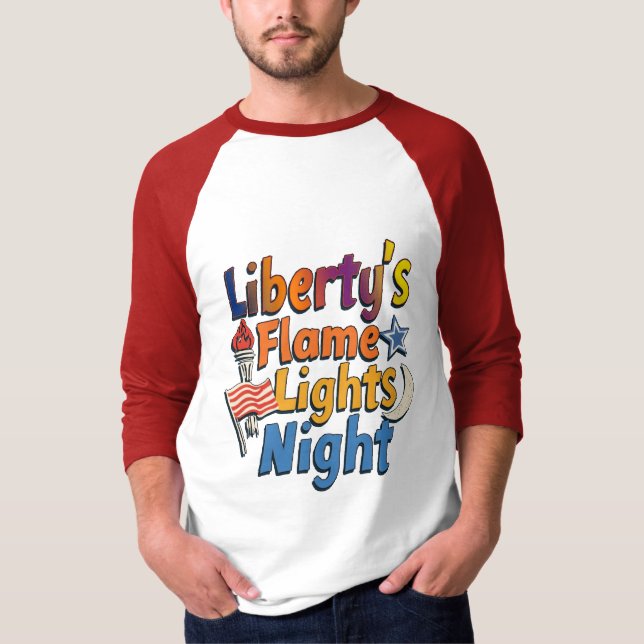 Die Nacht der Lichter der Freiheit T-Shirt (Vorderseite)
