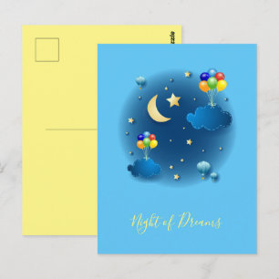 Die Nacht der Träume Postkarte