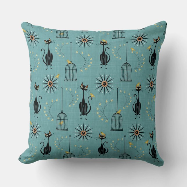 Die Nacht der Vogel entkam Kissen (Vorderseite)