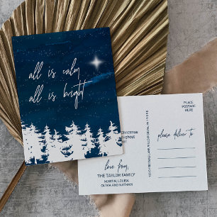 Die Nacht ist ruhig, alles ist helle Weihnachten