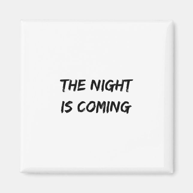 Die Nacht kommt zu Halloween-Feiertagen Magnet (Vorne)