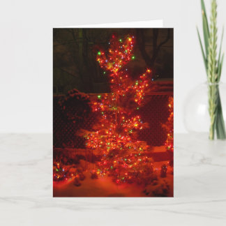 Die Nacht leuchten Feiertagskarte