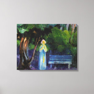 Die Nacht von Aksel Johannessen Leinwanddruck