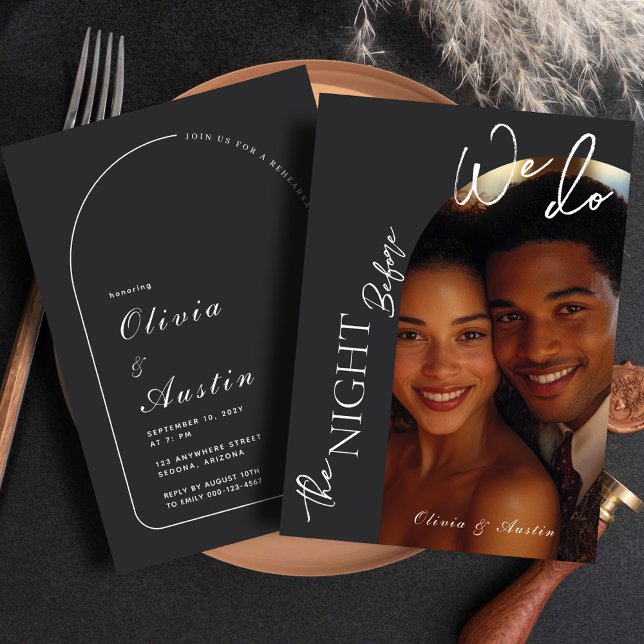 Die Nacht vor dem Abendessen am Foto Probe Einladung (Von Creator hochgeladen)