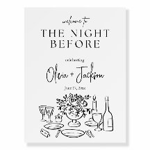 Die Nacht vor dem Begrüßungsschreiben, handgezeich