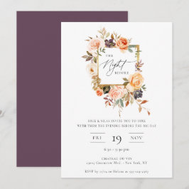 Die Nacht vor dem Herbst Einladung zur Blumen