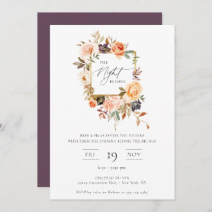 Die Nacht vor dem Herbst Einladung zur Blumen