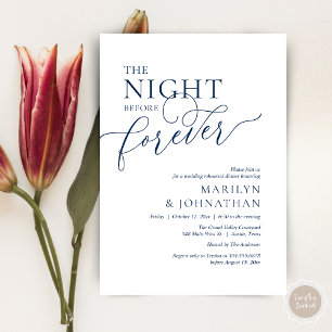 Die Nacht vor dem Immer, Probe-Dinner zur Hochzeit Einladung