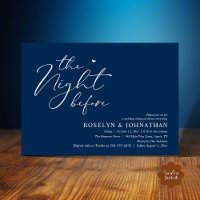 Die Nacht vor dem romantischen Hochzeitsessen Prob