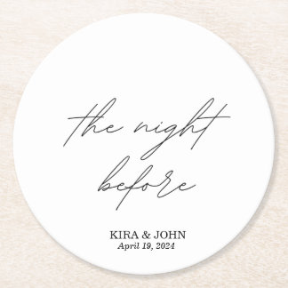 Die Nacht vor dem Untersetzer