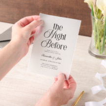 Die Nacht Vor Der Modernen Eleganten Generalprobe