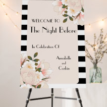 Die Nacht vor der Probe Abendessen Hochzeit Zeiche