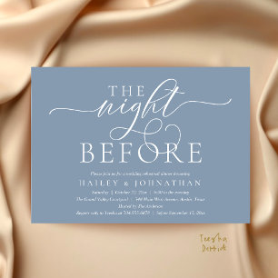 Die Nacht Vorher, Stilvolle Hochzeitsprobe-Abendes Einladung