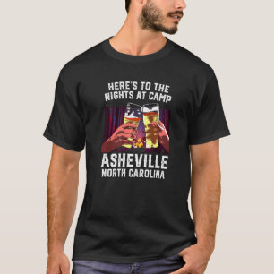 Die Nächte im Camp Asheville Camping Drin T-Shirt