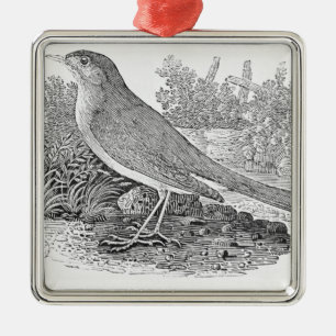 Die Nachtigall Ornament Aus Metall