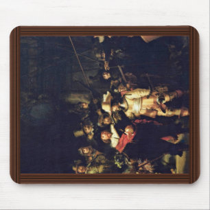 Die Nachtwache Detail Von Rembrandt Harmensz. Van Mousepad