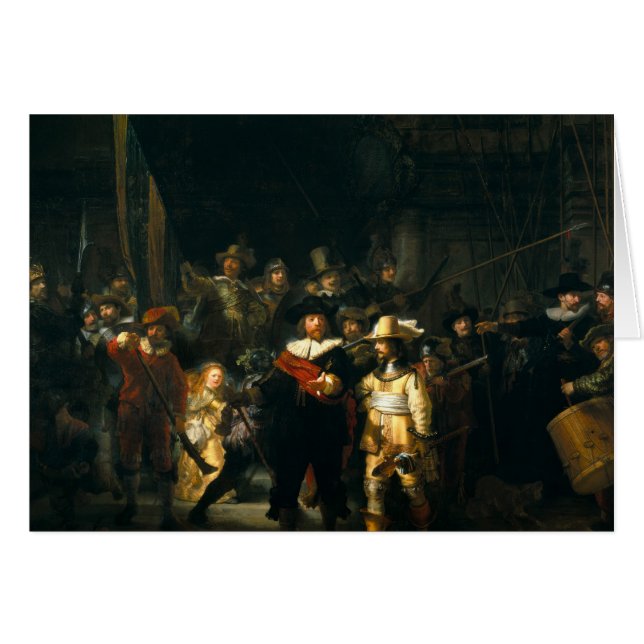Die Nachtwache - Rembrandt (Vorderseite (Horizontal))