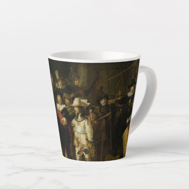 Die Nachtwache Rembrandt Small Milchtasse (Rechte Ecke)