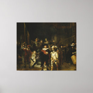 Die Nachtwache, Rembrandt van Rijn Leinwanddruck