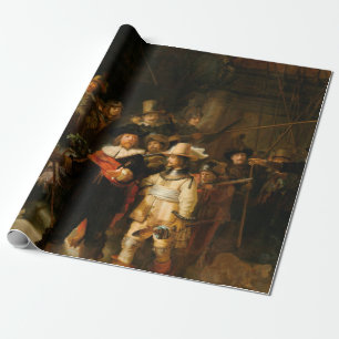 Die Nachtwache von Rembrandt Geschenkpapier