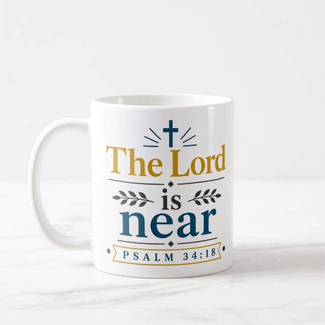 Die Nähe des Herrn - Christliche Identitätsaussage Kaffeetasse (Links)