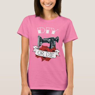 DIE Nähmaschine Tattoo Ladys Shirt Army