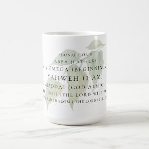 Die Namen Gottes Christlich Kaffeetasse