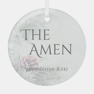 "Die Namen Jesu" Glasschmuck - Die Amen Ornament Aus Glas