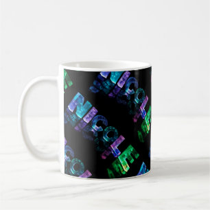 Die Namensnicole in 3D beleuchtet (Fotografie) Kaffeetasse