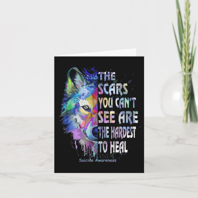 Die Narben, die Sie nicht sehen können, sind am sc Karte (Vorderseite)