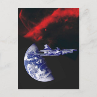 Die NARC-Athena kehrt in die Heimat zurück Postkarte