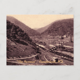 Die Narrows Vintage Cumberland Postkarte