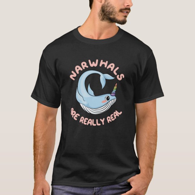 Die Narwale sind wirklich real T-Shirt (Vorderseite)