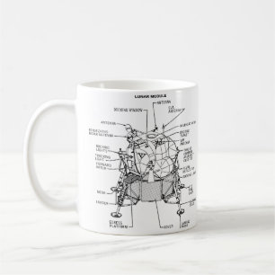 Die NASA Apollo 11 Mondlander-Modul Kaffeetasse