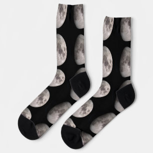 Die NASA-Bilder in der Mondphase Socken