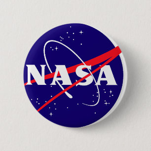 Die NASA-Fleischklöschen-Logo Button