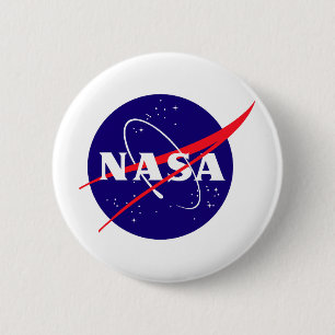 Die NASA-Fleischklöschen-Logo Button