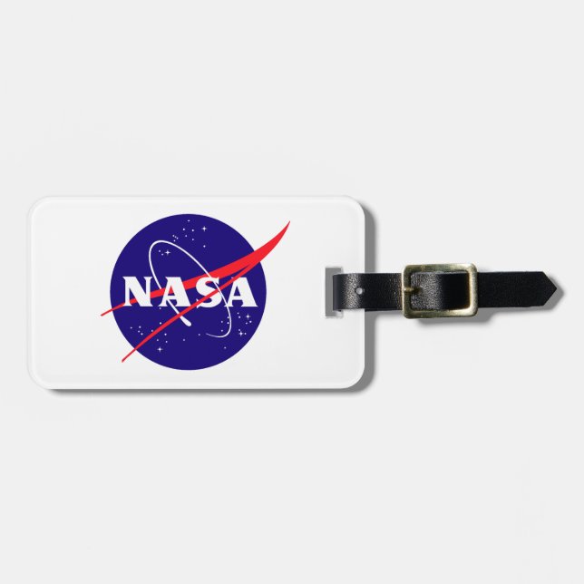 Die NASA-Fleischklöschen-Logo Gepäckanhänger (Vorderseite horizontal)