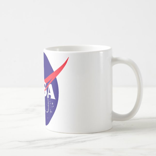 Die NASA-Fleischklöschen-Logo Kaffeetasse (Rechts)