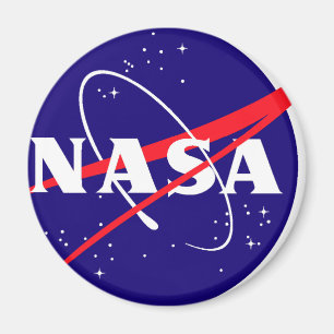 Die NASA-Fleischklöschen-Logo Magnet