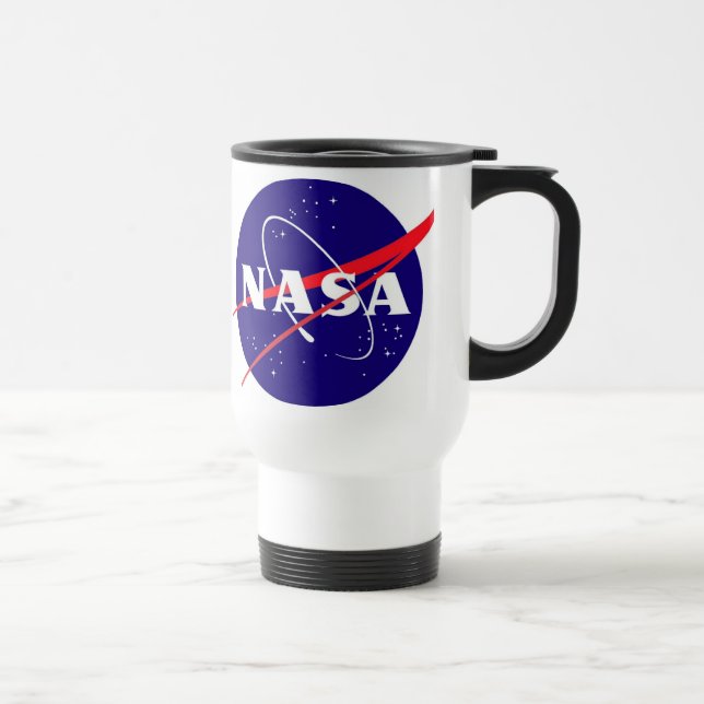 Die NASA-Fleischklöschen-Logo Reisebecher (Rechts)