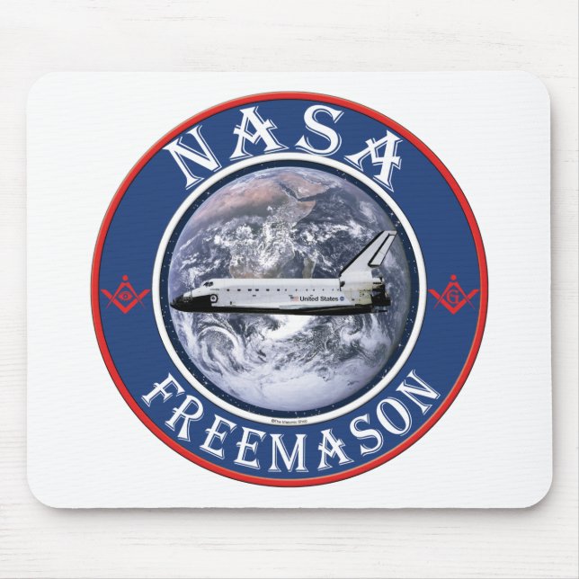 Die NASA-Freimaurer Mousepad (Vorne)