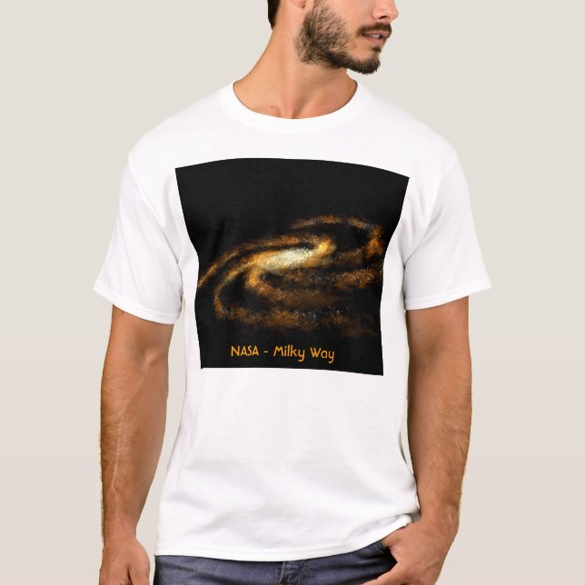 Die NASA - Milchstraße T-Shirt (Vorderseite)
