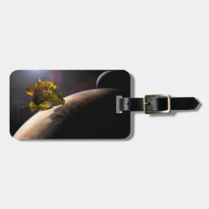 Die NASA New Horizons machen im Raum in Handarbeit Gepäckanhänger