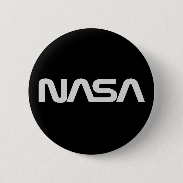 Die NASA-Schlangen-Logo DUNKELHEIT Button (Vorderseite)
