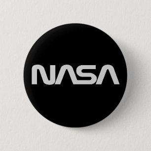 Die NASA-Schlangen-Logo DUNKELHEIT Button