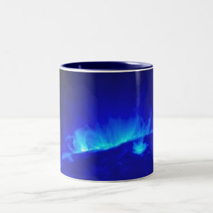 Die NASA/zuerst Solarbild vom Doppel-STEREOproj Zweifarbige Tasse