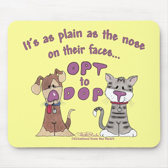 Die Nase an ihren Gesichtern Mousepad (Vorne)