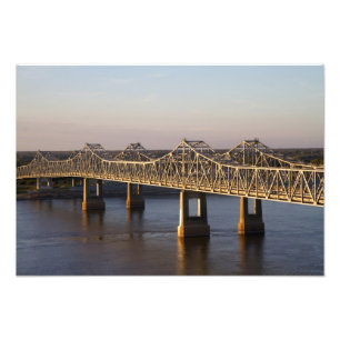 Die Natchez-Vidalia-Brücken überspannen den Fotodruck